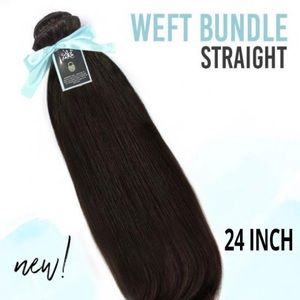 Black 24 inch ZALA Hair Weft Extensions